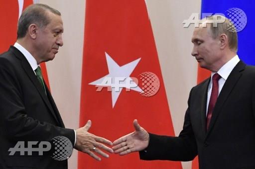 بوتين وأردوغان في سوتشي (أ ف ب)