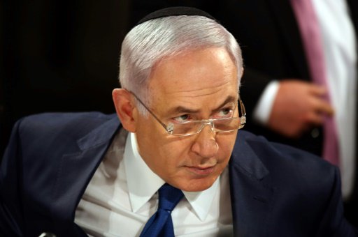 رئيس الوزراء الاسرائيلي بنيامين نتانياهو في صورة ا