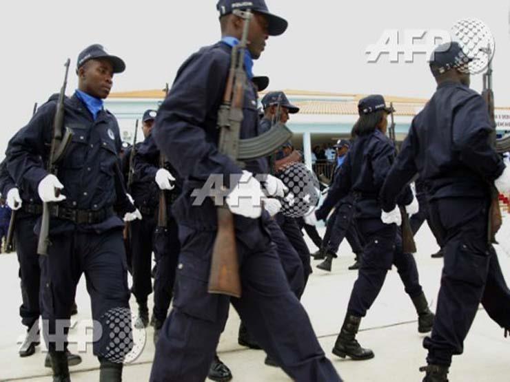 الشرطة الكونغولية فى موكب بالعاصمة كينشاسا - أرشيف