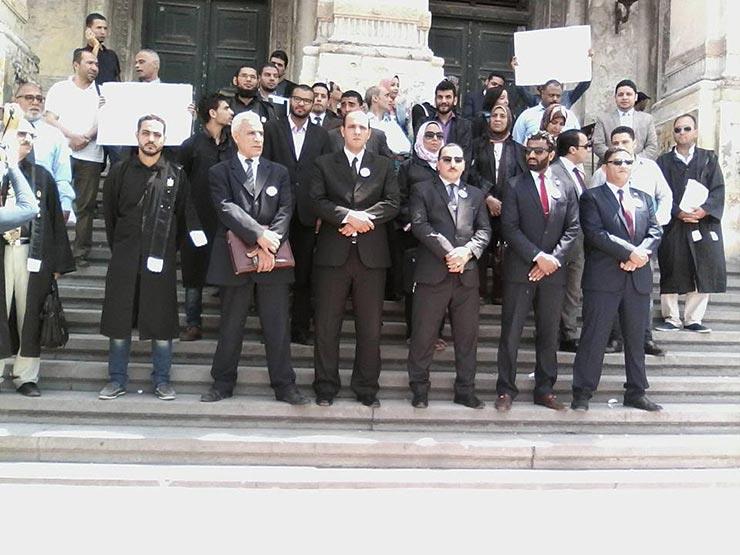 احتجاجات للمحامين بالإسكندرية