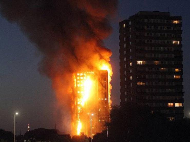 حريق ببرج سكني في لندن