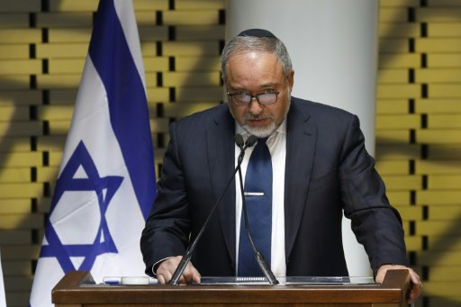 وزير الدفاع الاسرائيلي افيغدور ليبرمان في القدس في