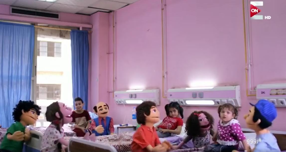 عرائس زووو مع أطفال مستشفى أبو الريش