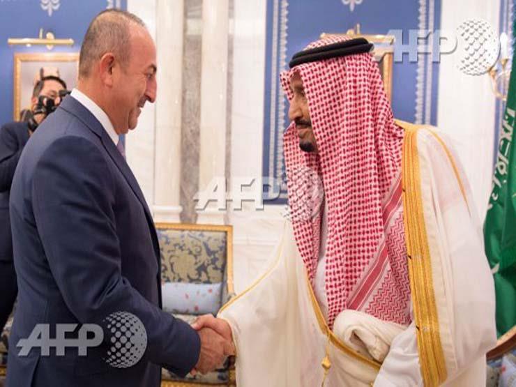 وزير الخارجية التركي في ضيافة العاهل السعودي بمكة 