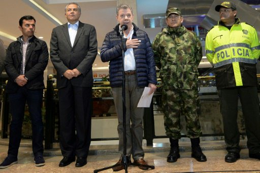 الرئيس الكولومبي خوان مانويل سانتوس يتفقد مركز الت
