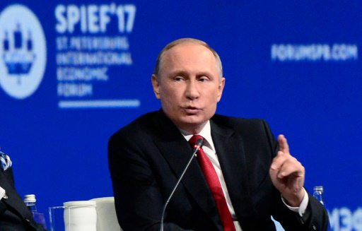 الرئيس الروسي فلاديمير بوتين في المنتدى الاقتصادي 