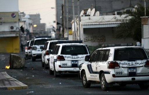 انتشار للشرطة البحرينية لتفريق متظاهرين في قرية شه