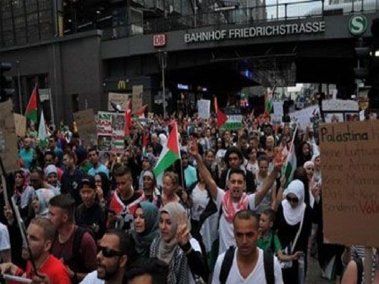 مظاهرة مناهضة لإسرائيل في برلين