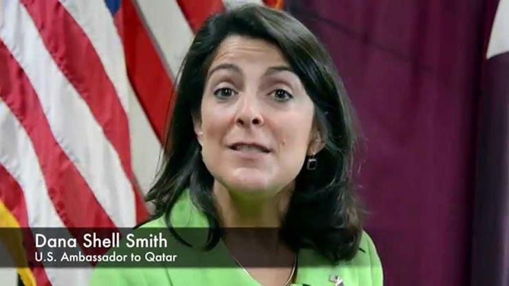 السفيرة الأمريكية لدى قطر، دانا شل سميث