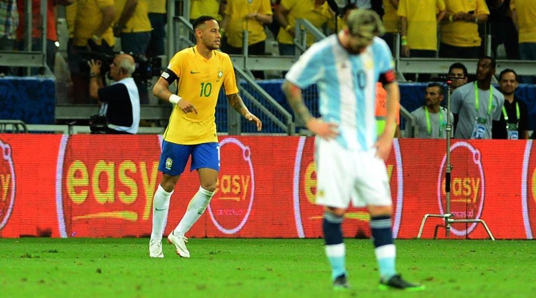 نيمار قاد البرازيل لسحق الأرجنتين (3-0)