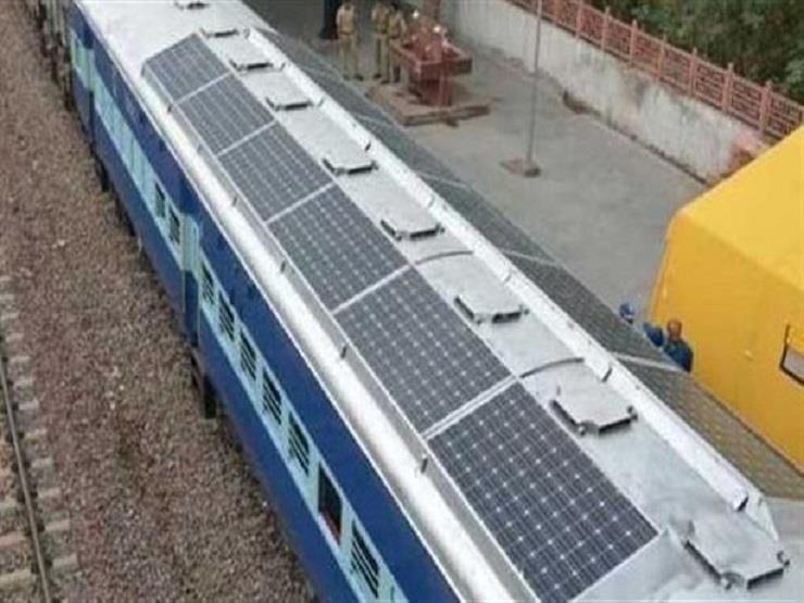 قطار يعمل بالطاقة الشمسية - ارشيفية