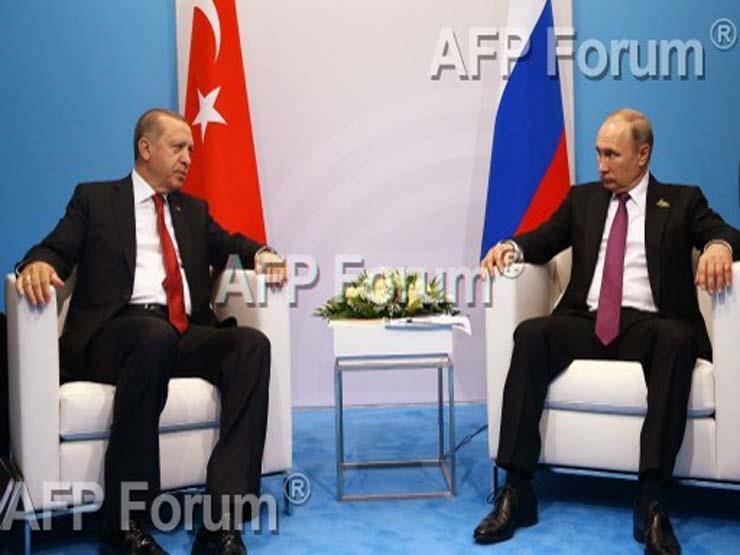 الرئيس الروسي في اجتماع مع نظيره التركي