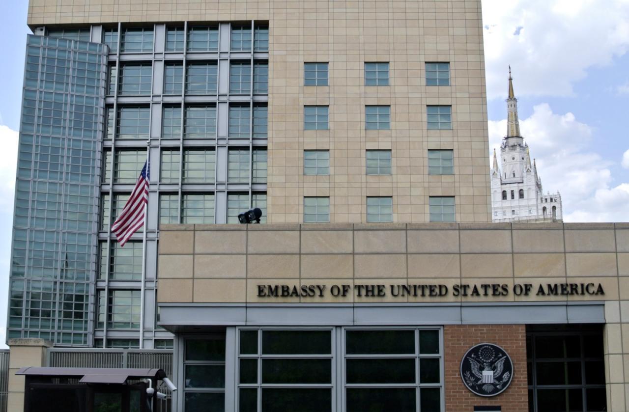 السفارة الأمريكية في روسيا