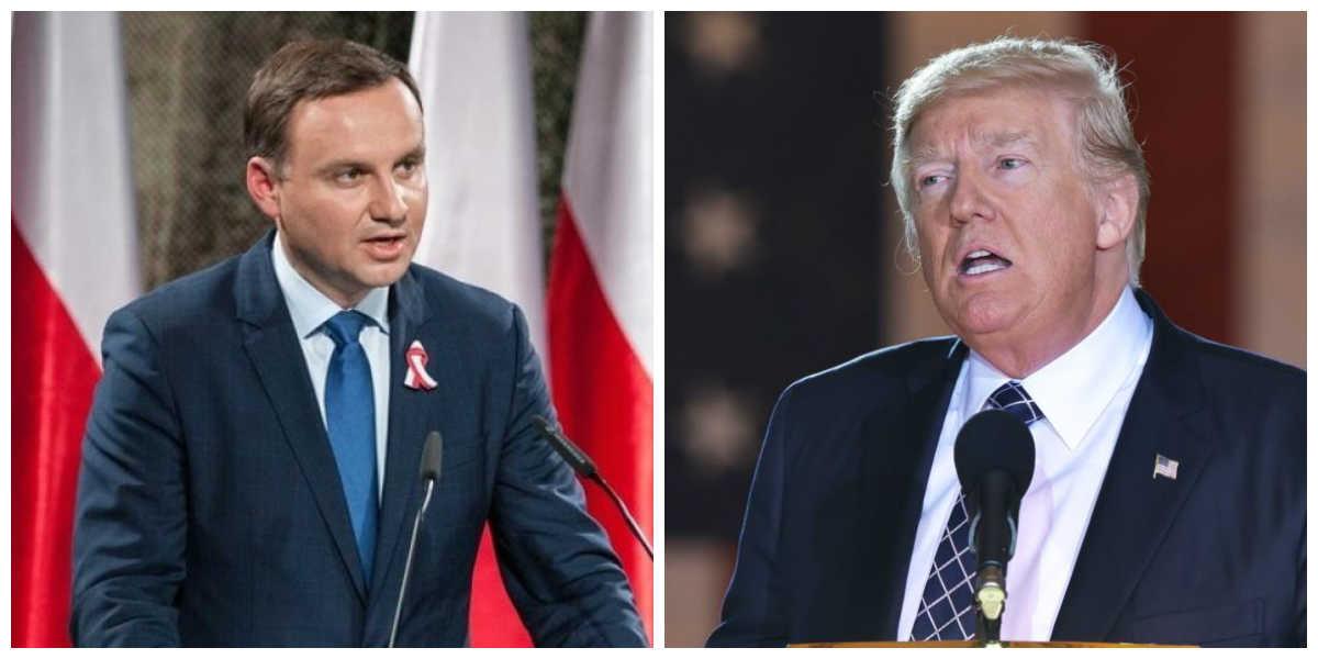 الرئيسان الأمريكي والبولندي
