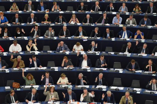 صورة ارشيفية لإحدى الجلسات في البرلمان الاوروبي في