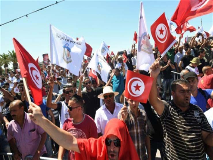 مظاهرة لرجال شرطة تونسيين (أرشيفية)