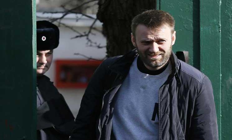 إطلاق سراح زعيم المعارضة الروسية نافالني