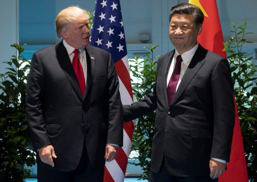 الرئيس الصيني والرئيس ترامب