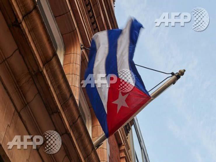 العلم الكوبي في سفارة كوبا بواشنطن - أرشيفية (أ ف 