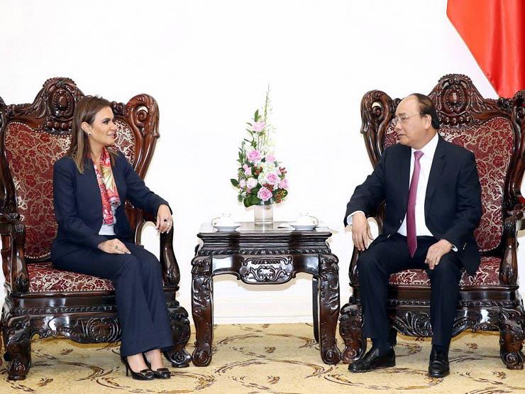 الدكتورة سحر نصر و رئيس الوزراء الفيتنامي