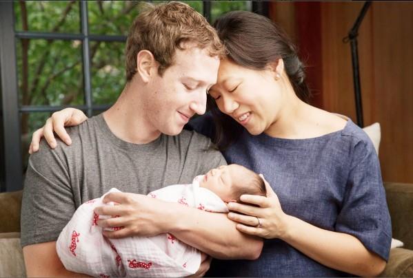 مؤسس فيسبوك يستقبل مولودته الثانية