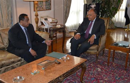وزيريّ الخارجية مصر والسودان