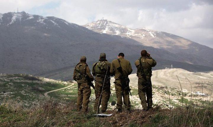 اختفاء جندي إسرائيلي في الجولان السورية