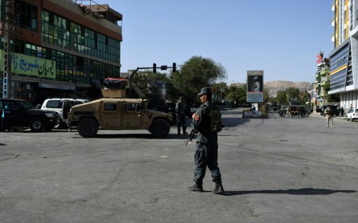 قوات امن افغانية في كابول في 25 آب/اغسطس 2017