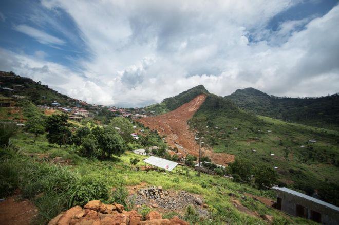 تبعات الانهيار الطيني في سيراليون