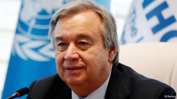 الأمين العام للأمم المتحدة أنطونيو جوتيرش         