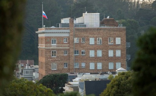 مقر القنصلية الروسية في سان فرانسيسكو في 29 كانون 