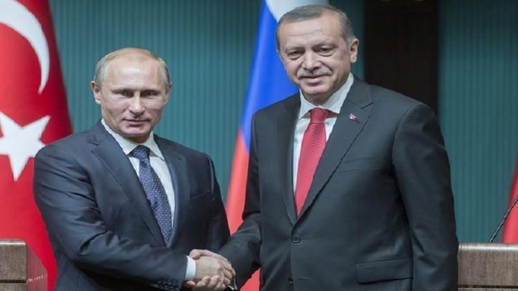 الرئيس التركي أردوغان ونظيره الروسي بوتين