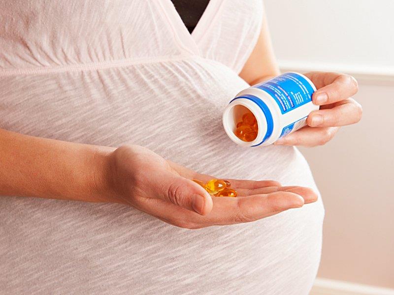  تناول الحامل الفيتامينات