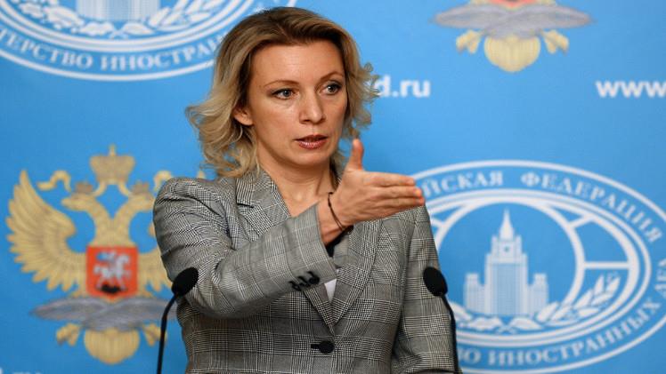 المتحدثة باسم وزارة الخارجية الروسية ماريا زاخاروف