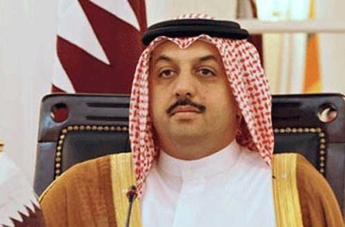 وزير الدولة القطري لشؤون الدفاع خالد العطية
