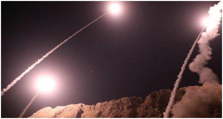 إيران تطلق صواريخ باليستية باتجاه سوريا