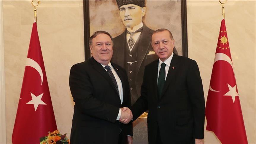 أردوغان و مايك بومبيو