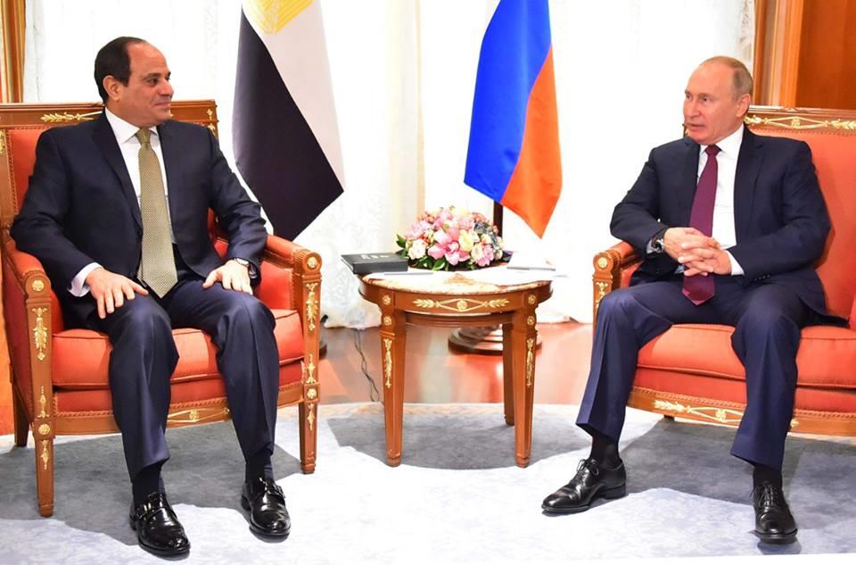 الرئيس السيسي والرئيس الروسي