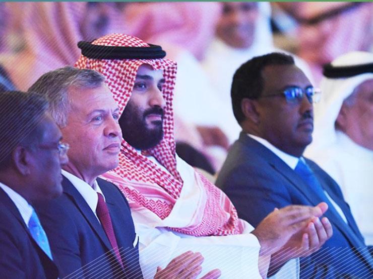 محمد بن سلمان خلال مشاركنه في المؤتمر