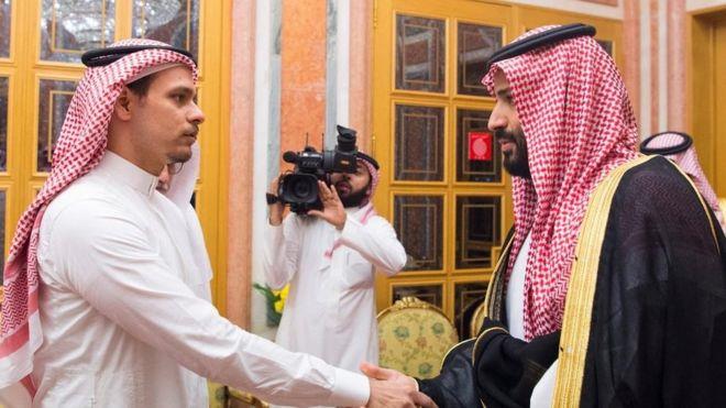 أرشيفية لاستقبال محمد بن سلمان لصلاح خاشقجي