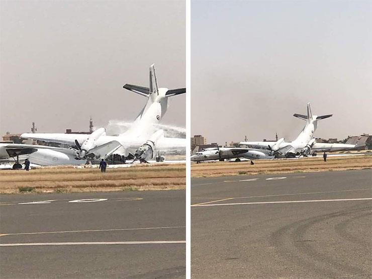 اصطدام طائرتين عسكريتين في السودان