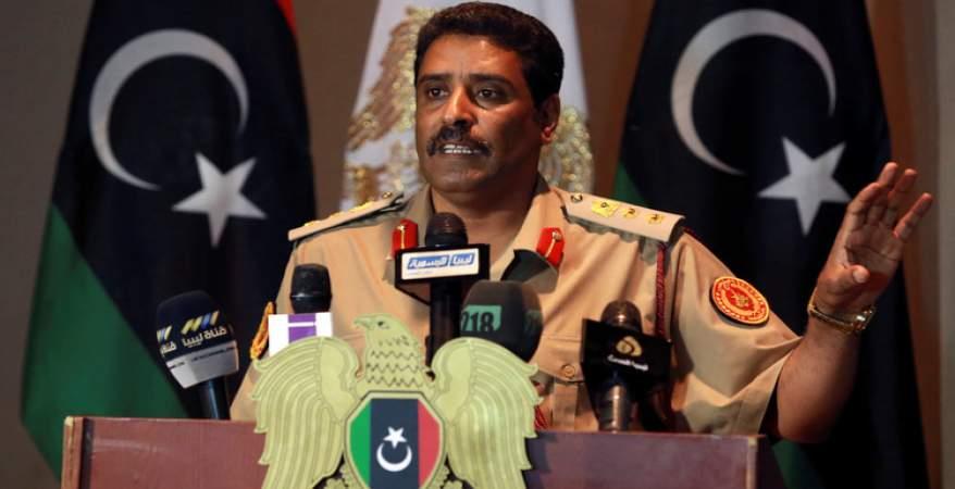 أحمد المسماري المتحدث باسم الجيش الوطني الليبي 
