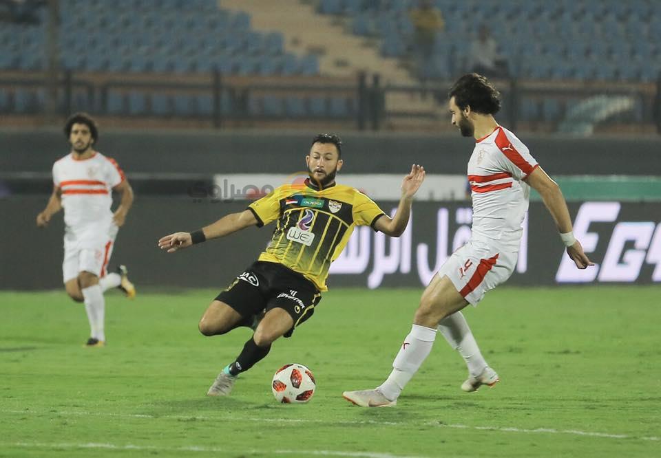 مباراة الزمالك والإنتاج                           