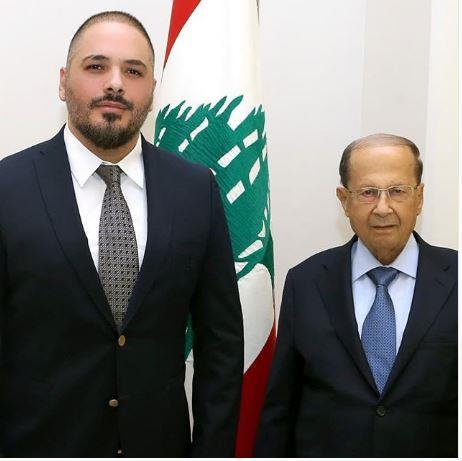 رامي عياش و رئيس لبنان