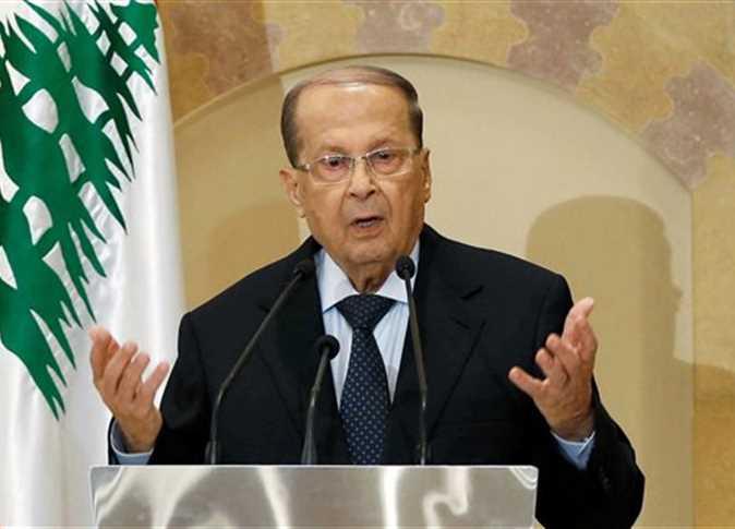 الرئيس اللبناني العماد ميشال عون                  