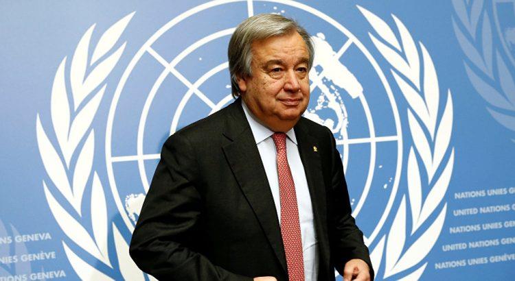 الأمين العام للأمم المتحدة أنطونيو جوتيريز