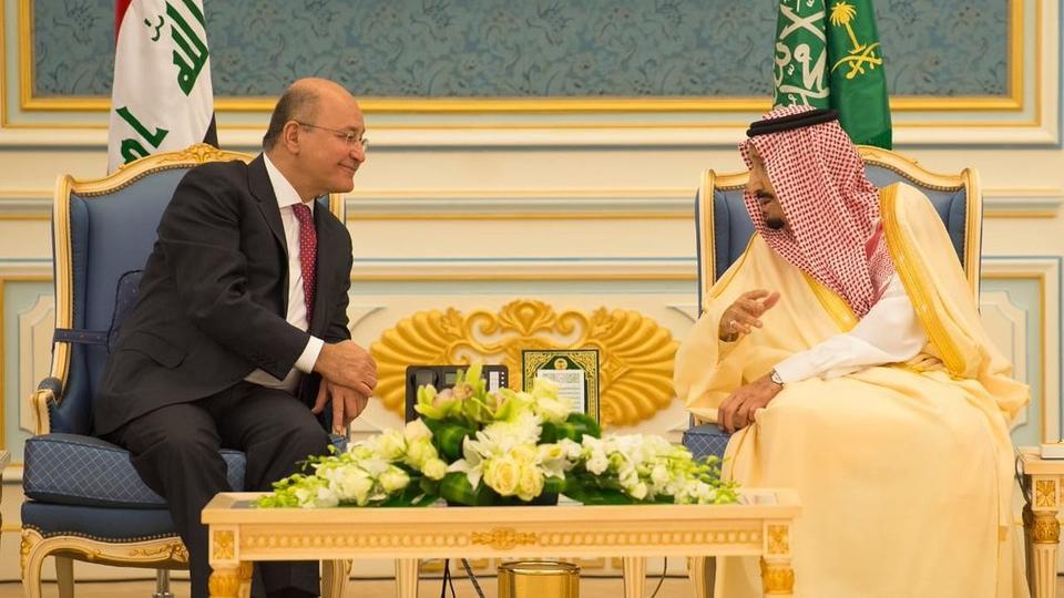 العاهل السعودي والرئيس العراقي