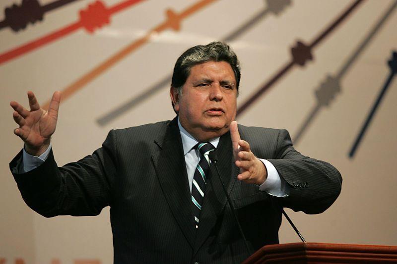 رئيس بيرو السابق الان جارسيا