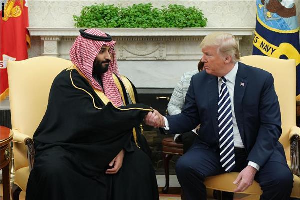 الرئيس الأمريكي دونالد ترامب وولي العهد السعودي