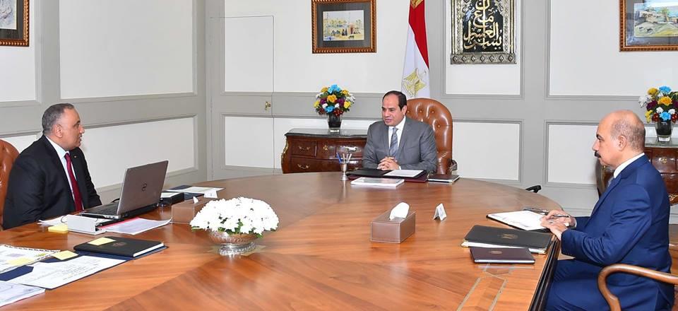 اجتماع الرئيس السيسي مع اللواء شريف سيف الدين